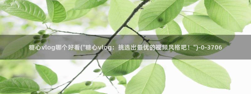 糖心vlgo女演员排行榜：糖心vlog哪个好看(\